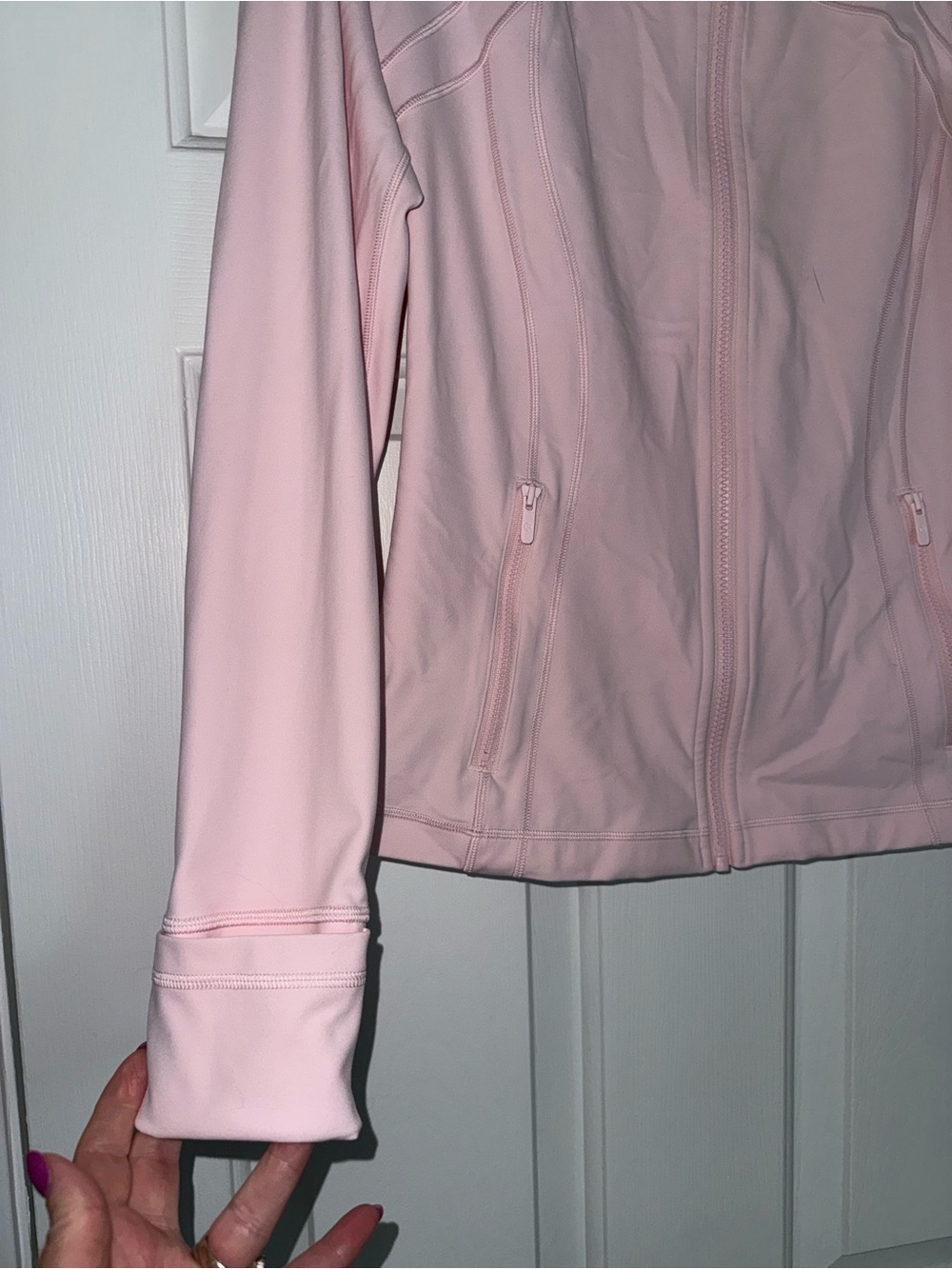 Lululemon Define Jacket size 12 pale pink - Picture 3 of 8